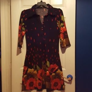 Colorful sweater top or dress